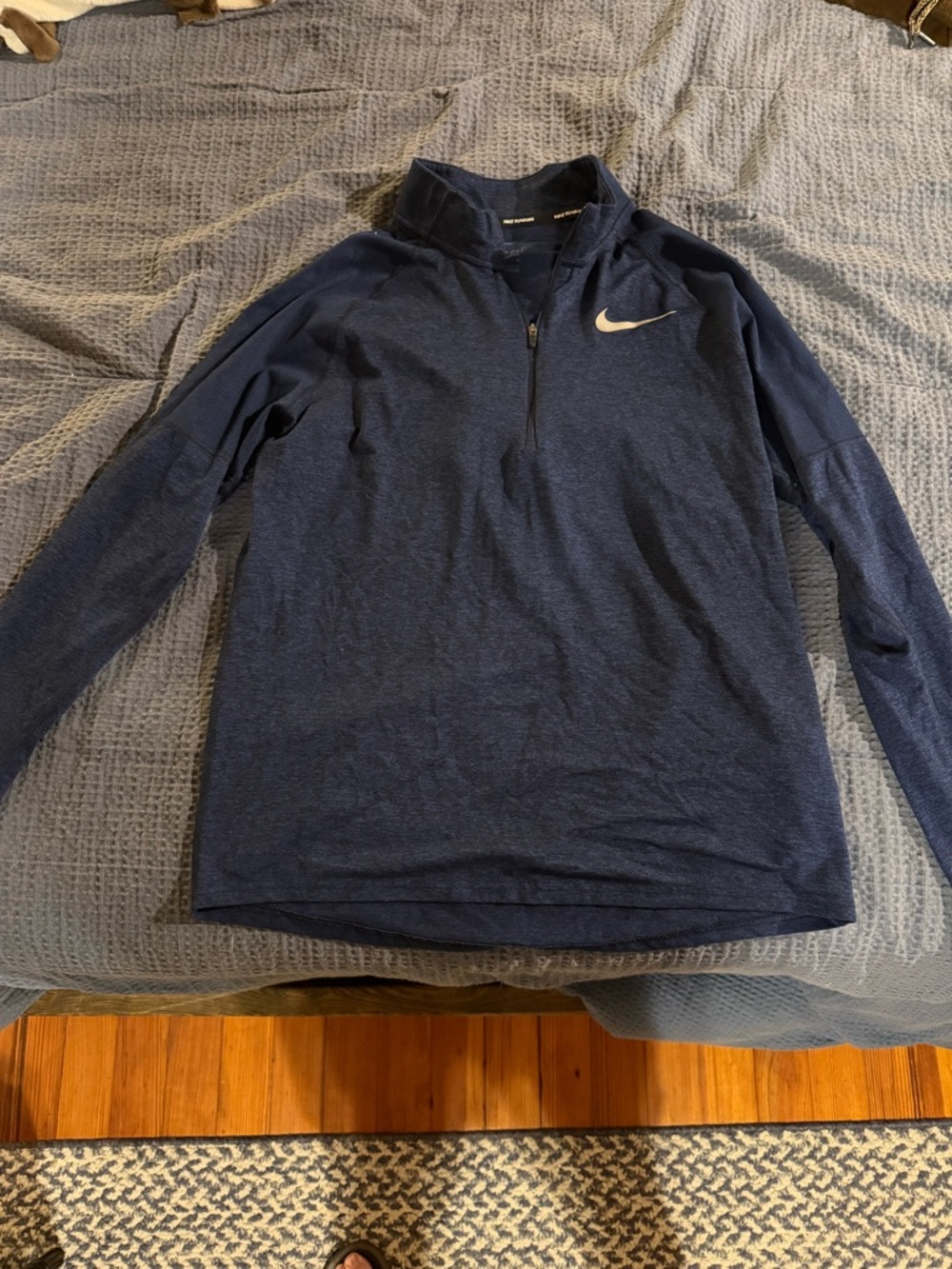 Nike Running Dark Blue 1/4 Zip Pullover